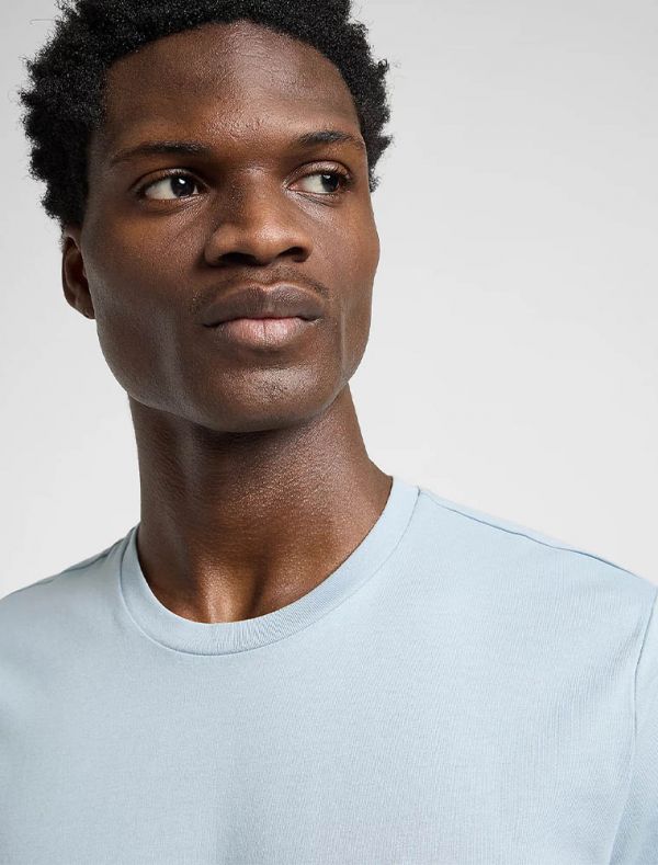 T-shirt manica corta Lee - azzurro
