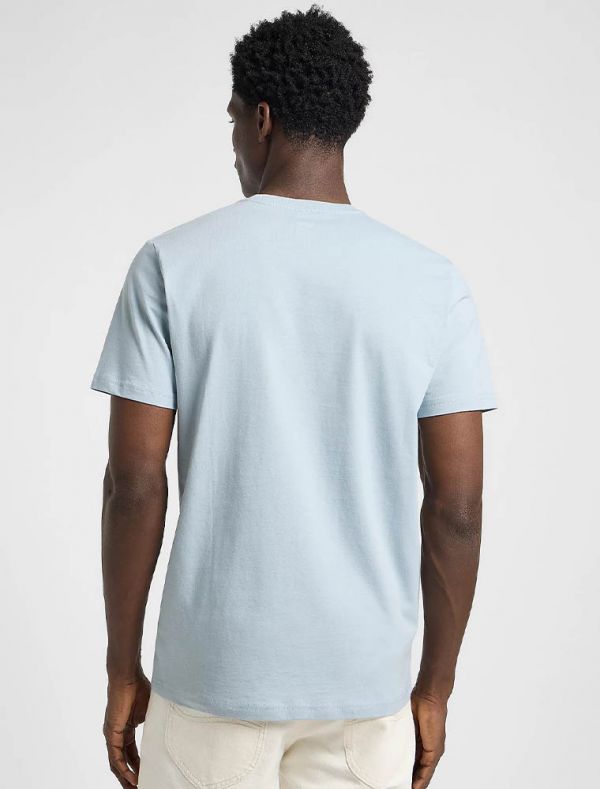 T-shirt manica corta Lee - azzurro