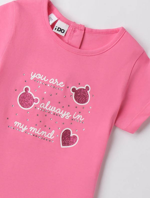 Maglia manica corta I Do - rosa