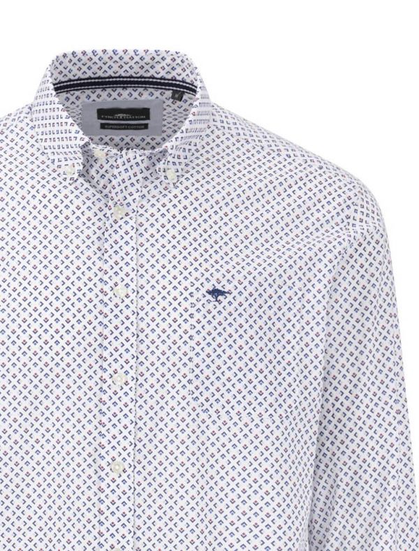 Camicia manica lunga casual Fynch-hatton - fantasia blue