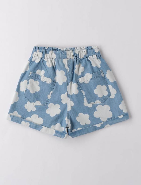Pantalone corto I Do - denim