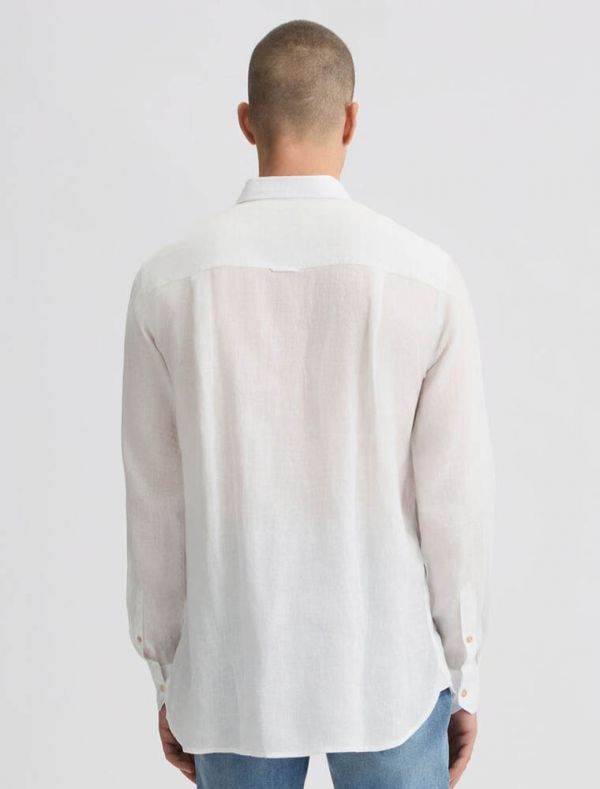 Camicia manica lunga lino Liu Jo - white