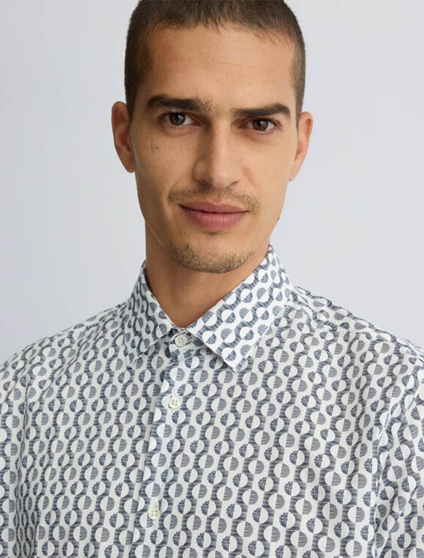 Camicia manica lunga Liu Jo - blu bianco