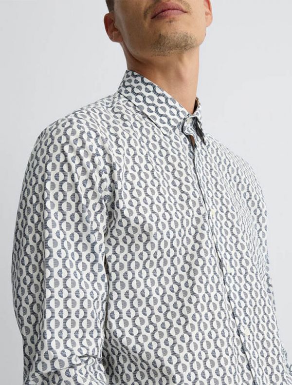Camicia manica lunga Liu Jo - blu bianco