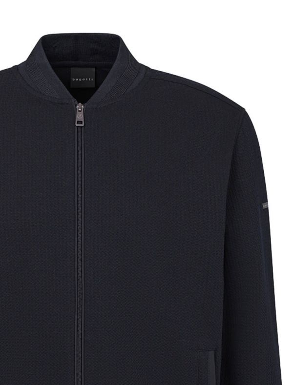 Maglia in felpa aperta Bugatti - blu
