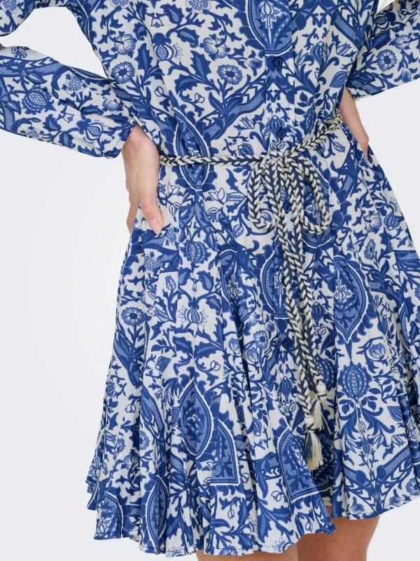 Abito Only - bianco blu