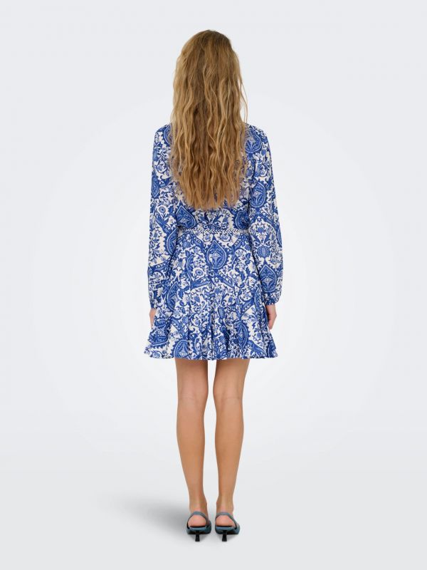 Abito Only - bianco blu