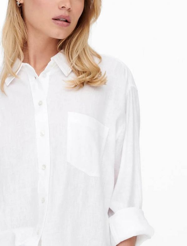 Camicia manica lunga giovane Only - bright white