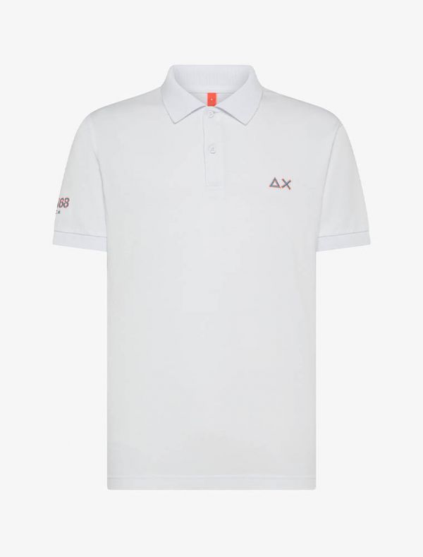 Polo manica corta Sun68 - bianco