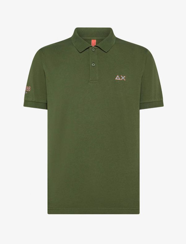 Polo manica corta Sun68 - verde scuro