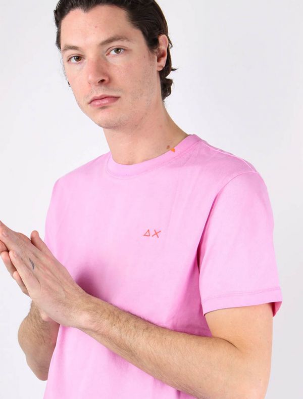 T-shirt manica corta Sun68 - geranio