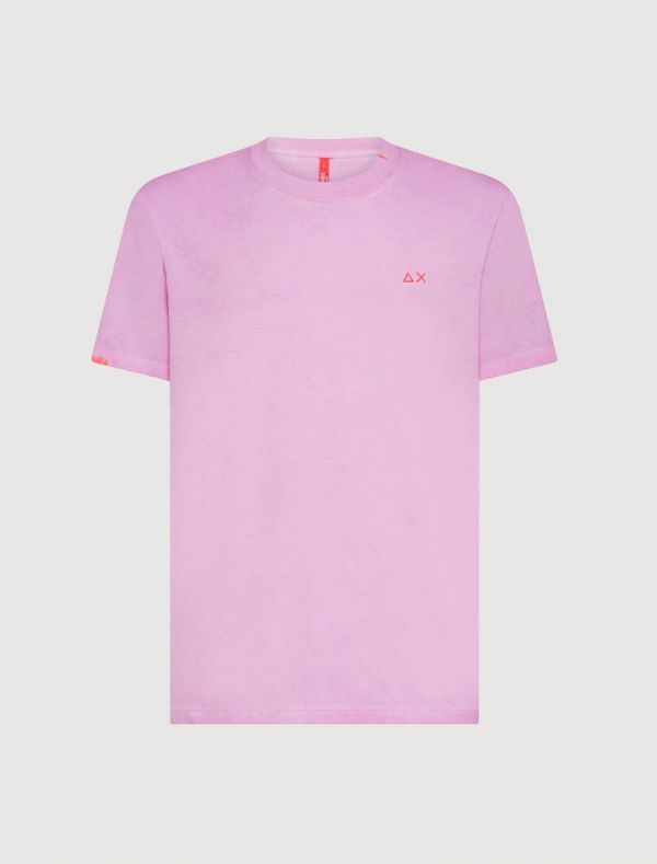 T-shirt manica corta Sun68 - geranio