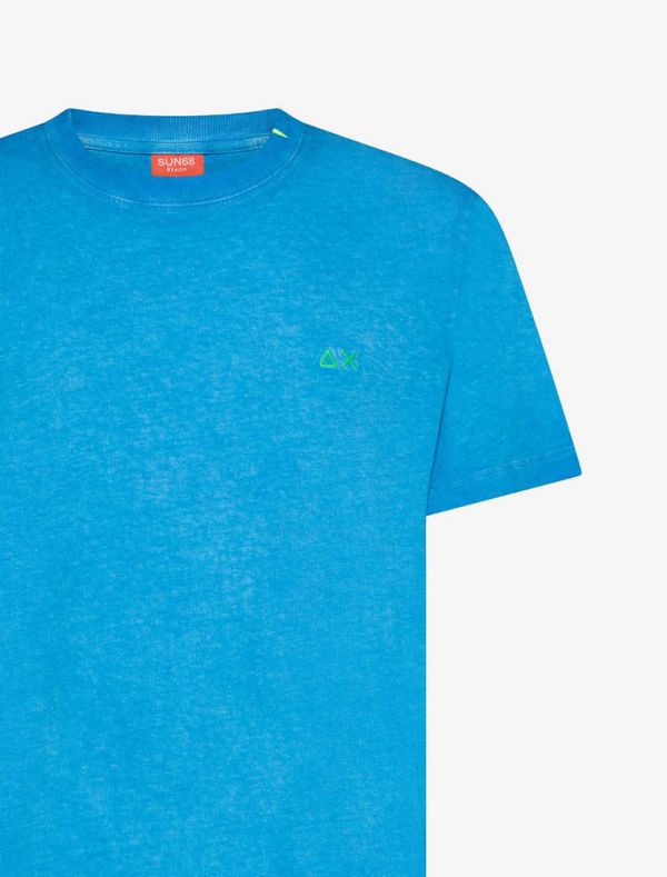 T-shirt manica corta Sun68 - turchese