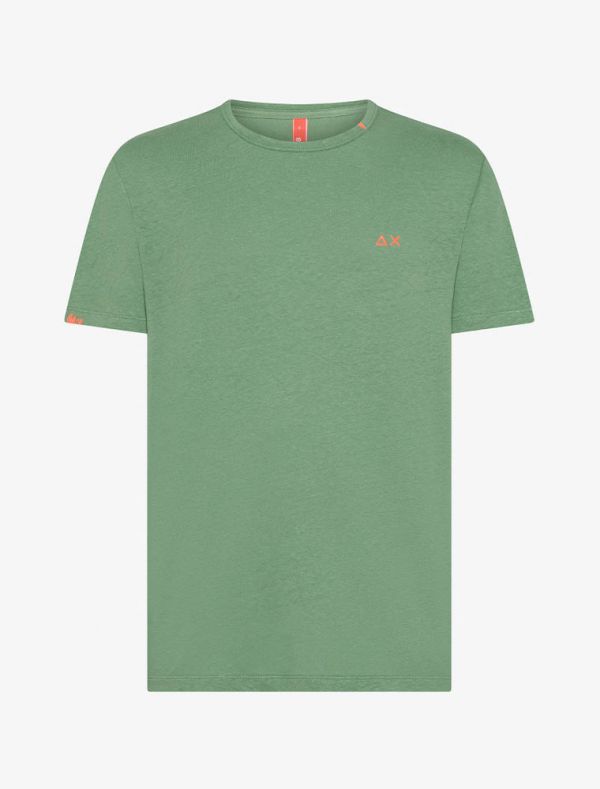 T-shirt manica corta Sun68 - salvia