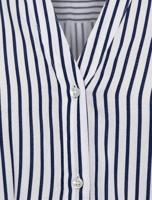 Camicia manica lunga giovane Jdy - bianco blu