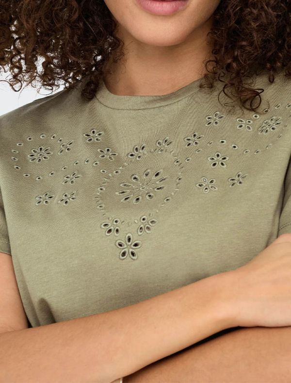 T-shirt manica corta Jdy - verde