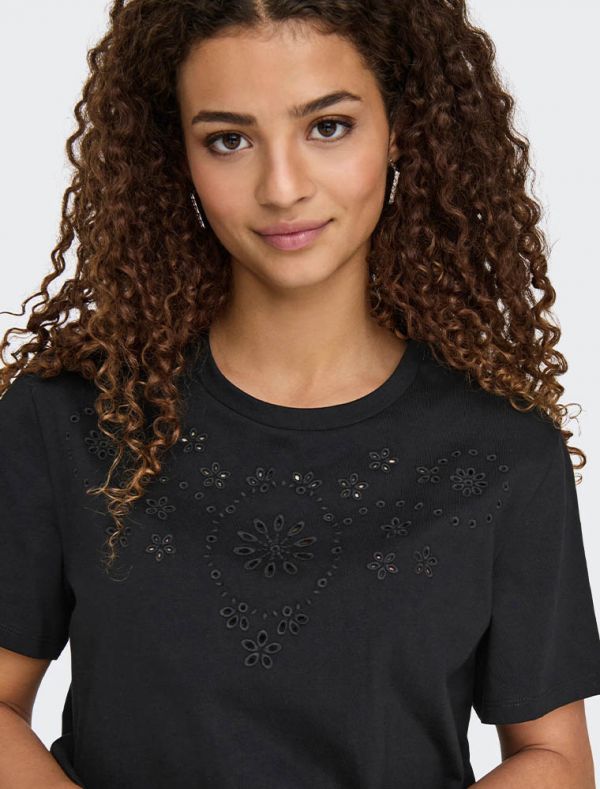 T-shirt manica corta Jdy - black