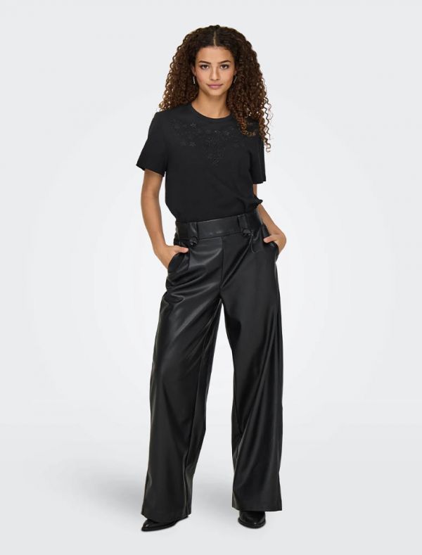 T-shirt manica corta Jdy - black