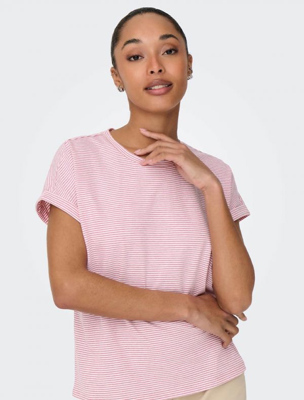 T-shirt manica corta Jdy - rosso