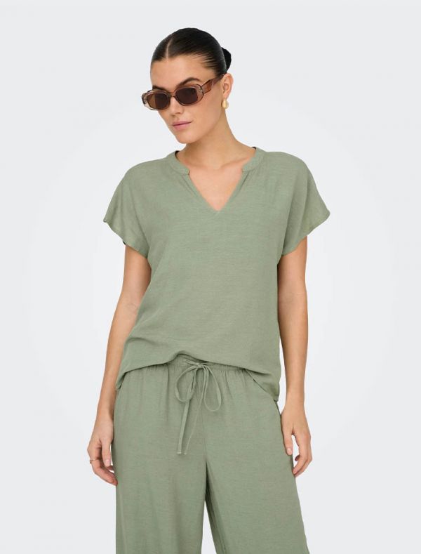 Camicia manica corta Jdy - tea