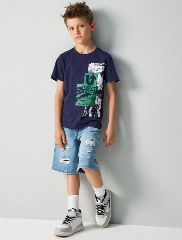 Bermuda jeans I Do - denim chiaro