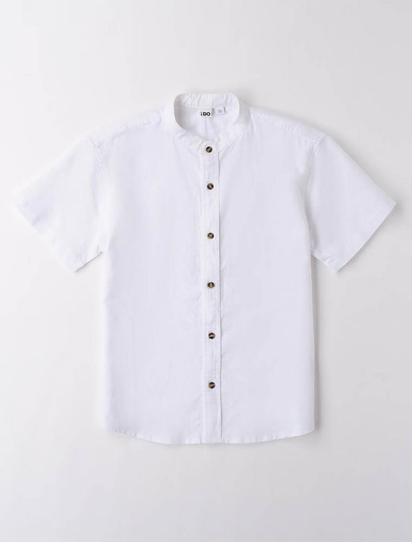 Camicia manica corta I Do - white