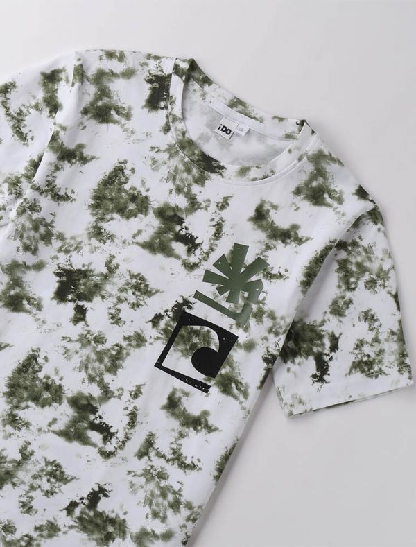 T-shirt manica corta I Do - bianco verde
