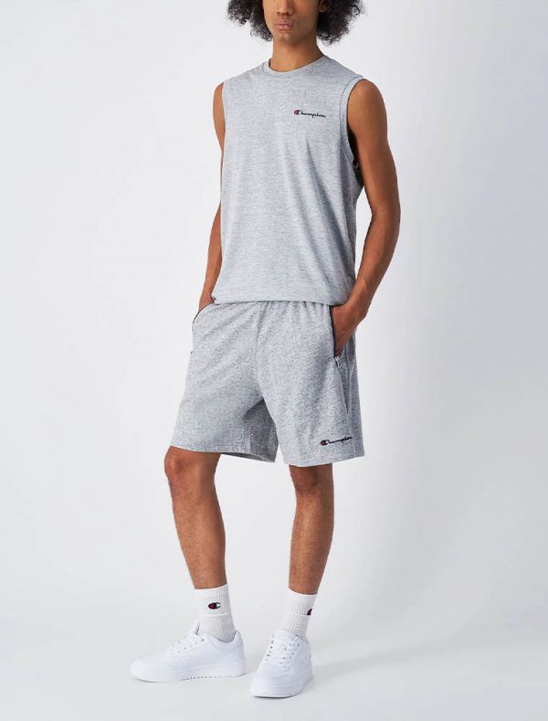 Pantalone corto sportivo Champion - grigio melange