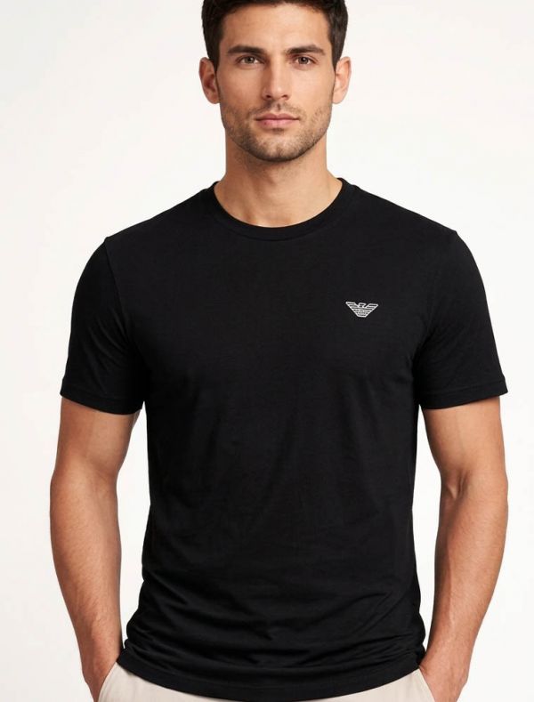 T-shirt manica corta Emporio Armani - nero