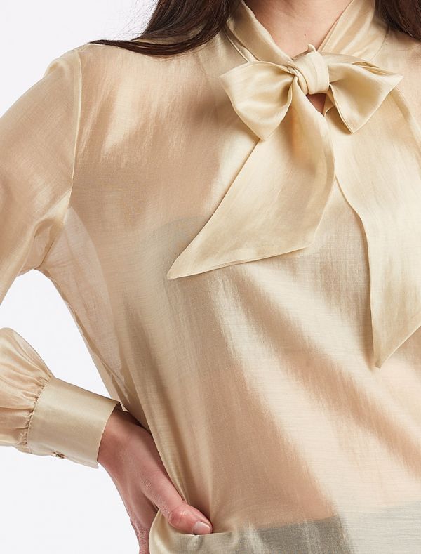 Camicia manica lunga giovane Artigli - avorio