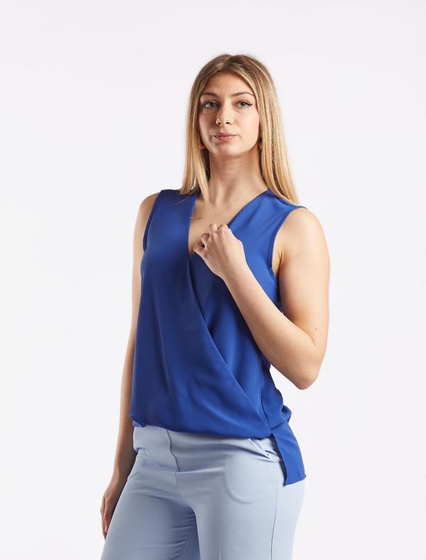 Camicia manica corta Artigli - royal