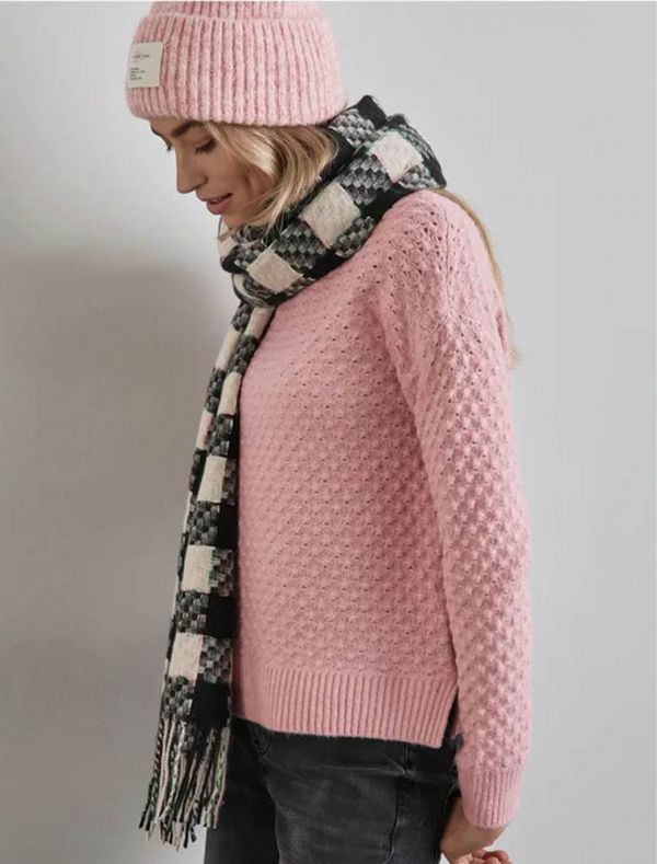 Pullover manica lunga Street One - rosa