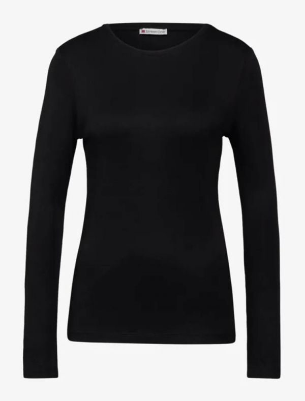 Maglia manica lunga Street One - black