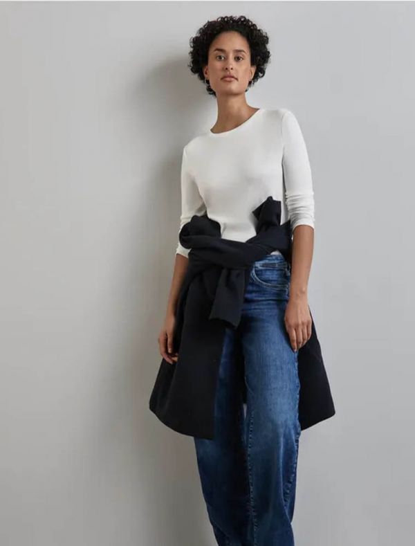 Maglia manica lunga Street One - white