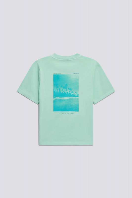 T-shirt manica corta Gas - verde acqua