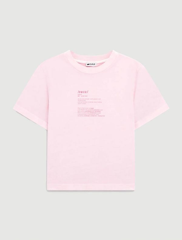 T-shirt manica corta Gas - pink