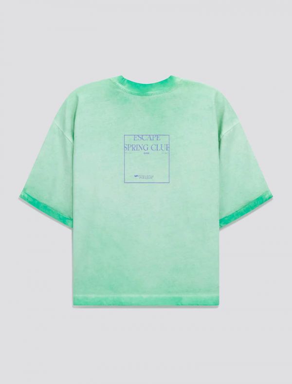 T-shirt manica corta Gas - verde acqua