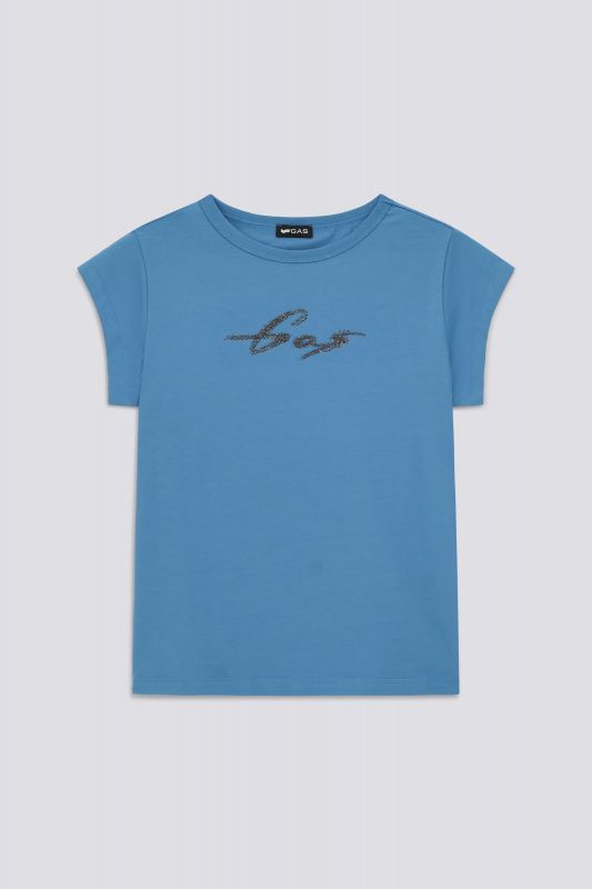 T-shirt manica corta Gas - blu