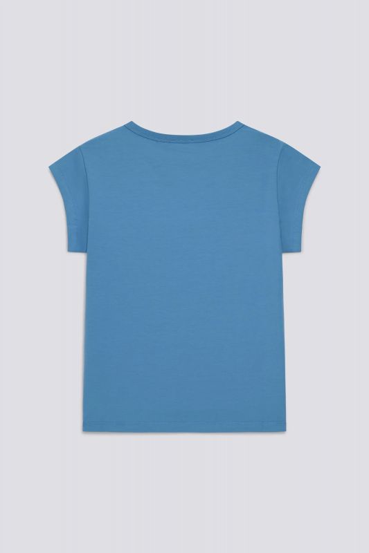 T-shirt manica corta Gas - blu