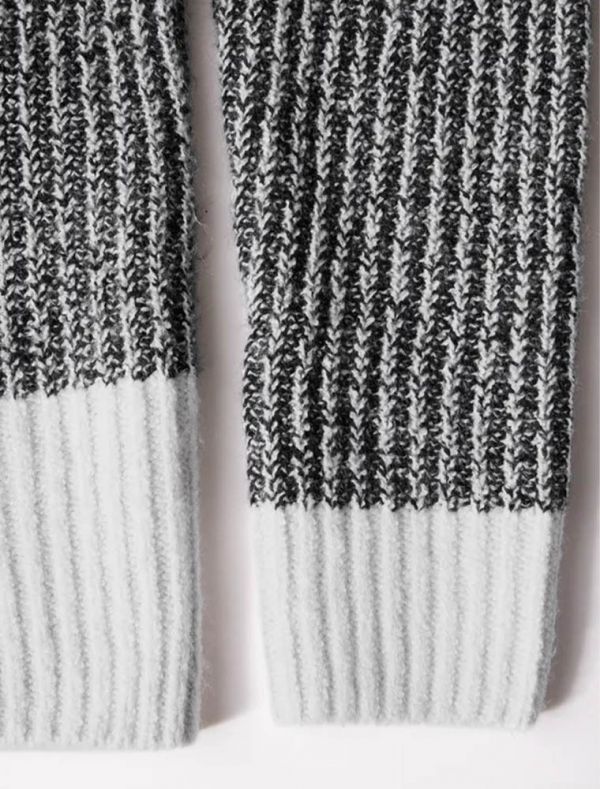 Maglione con collo alto - nero