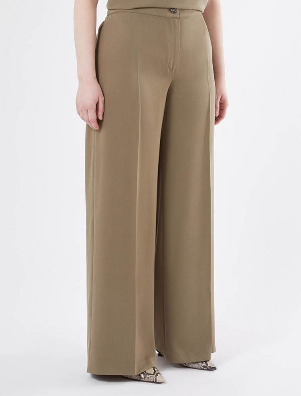 Pantalone curvy Persona - kaki