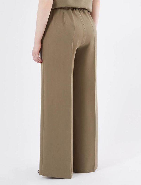 Pantalone curvy Persona - kaki
