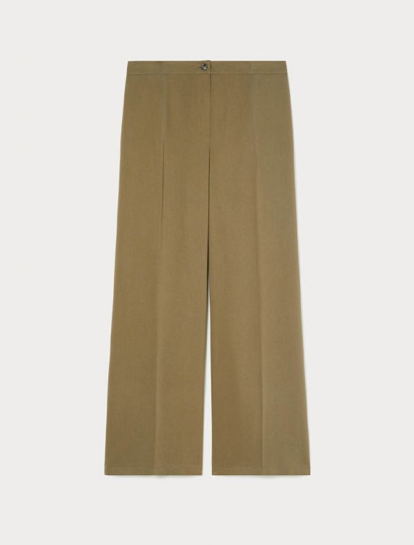 Pantalone curvy Persona - kaki