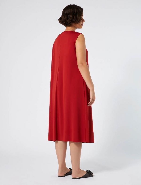 Abito curvy Persona - paprika