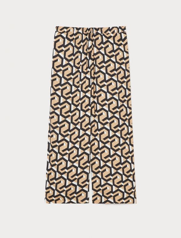 Pantalone curvy Persona Now - nero marrone