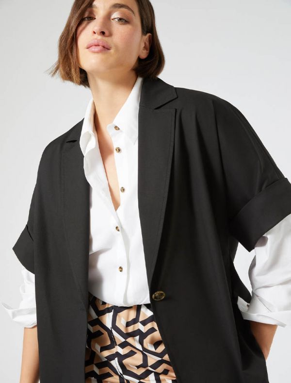 Pantalone curvy Persona Now - nero marrone