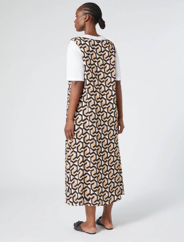 Abito curvy Persona Now - nero marrone