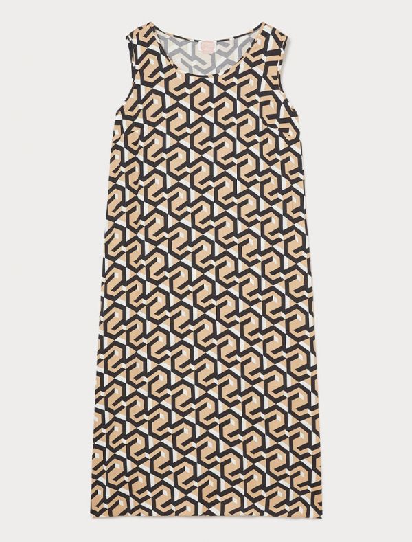 Abito curvy Persona Now - nero marrone