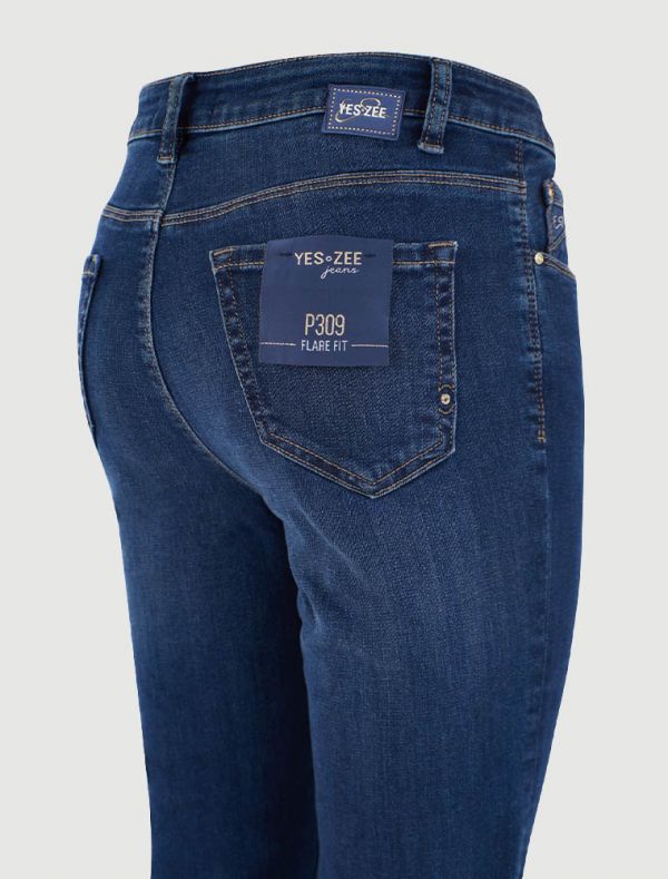 Pantalone jeans Yes Zee - blu navy