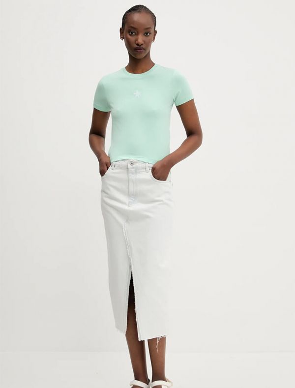 T-shirt manica corta Guess Jeans - menta